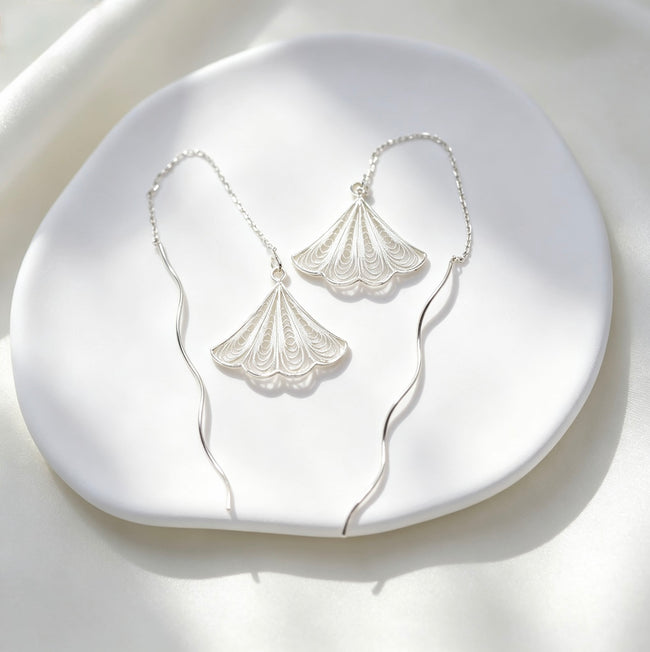 Ginkgo Leaf Earrings Main Image