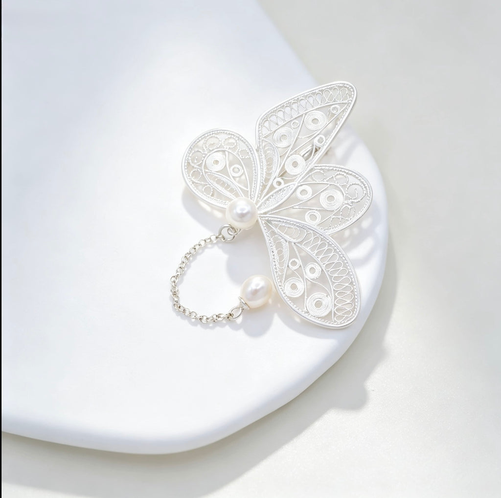 Butterfly Wing Brooch