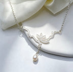 Orchid Wood Necklace
