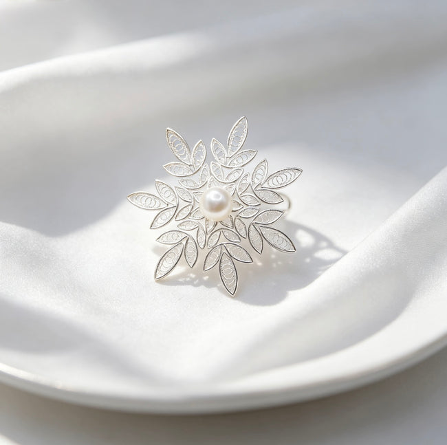 Snowflake Brooch Main Image