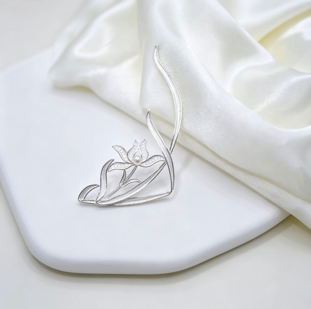 Orchid Brooch
