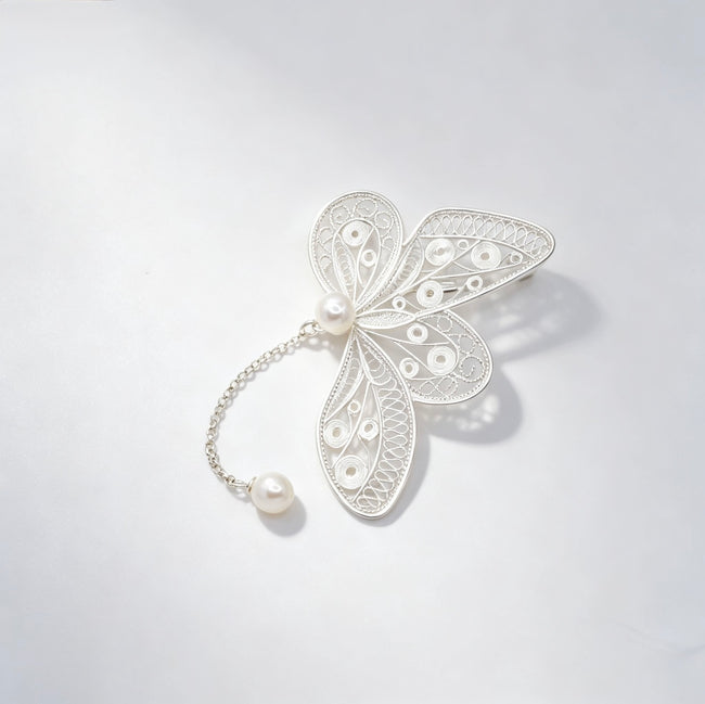 Butterfly Wing Brooch Hover Image