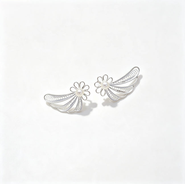 Angel Wing Earrings Hover Image