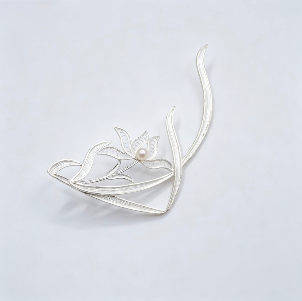 Orchid Brooch