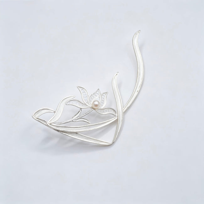 Orchid Brooch Hover Image