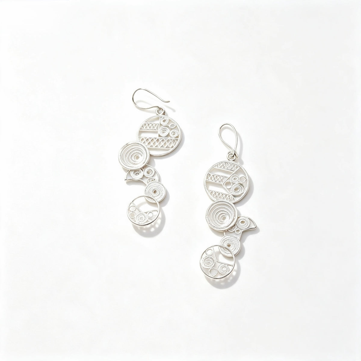 Organic Circle Earrings
