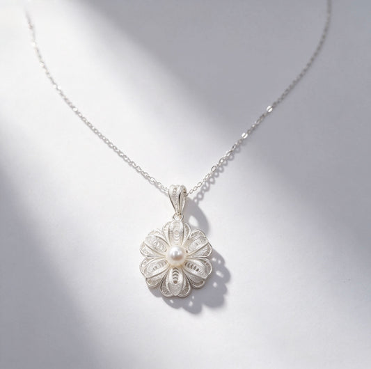 Layered Petal Necklace
