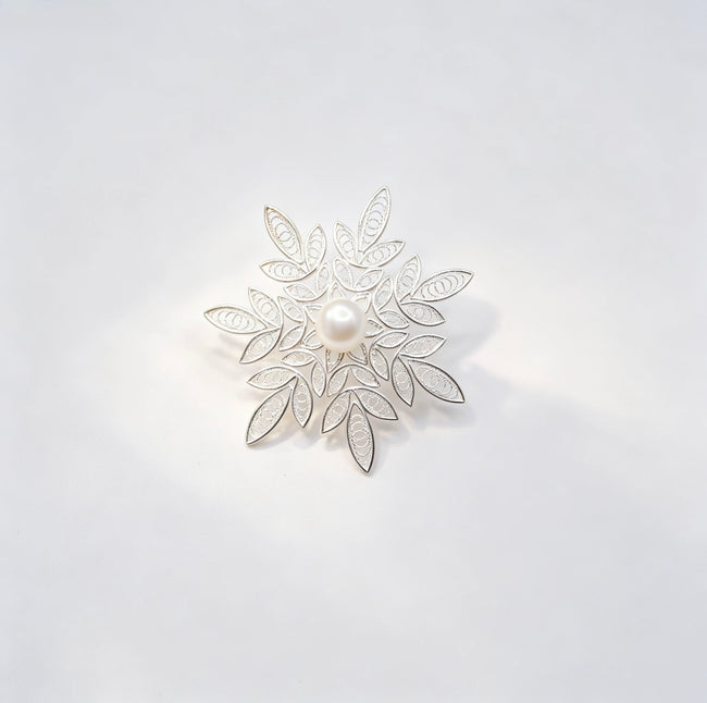 Snowflake Brooch Hover Image
