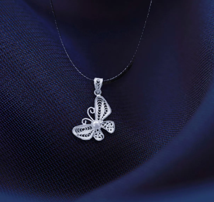 Petite Butterfly Necklace