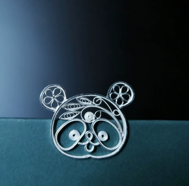 Panda Brooch Hover Image