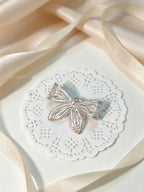 Openwork Bow Brooch