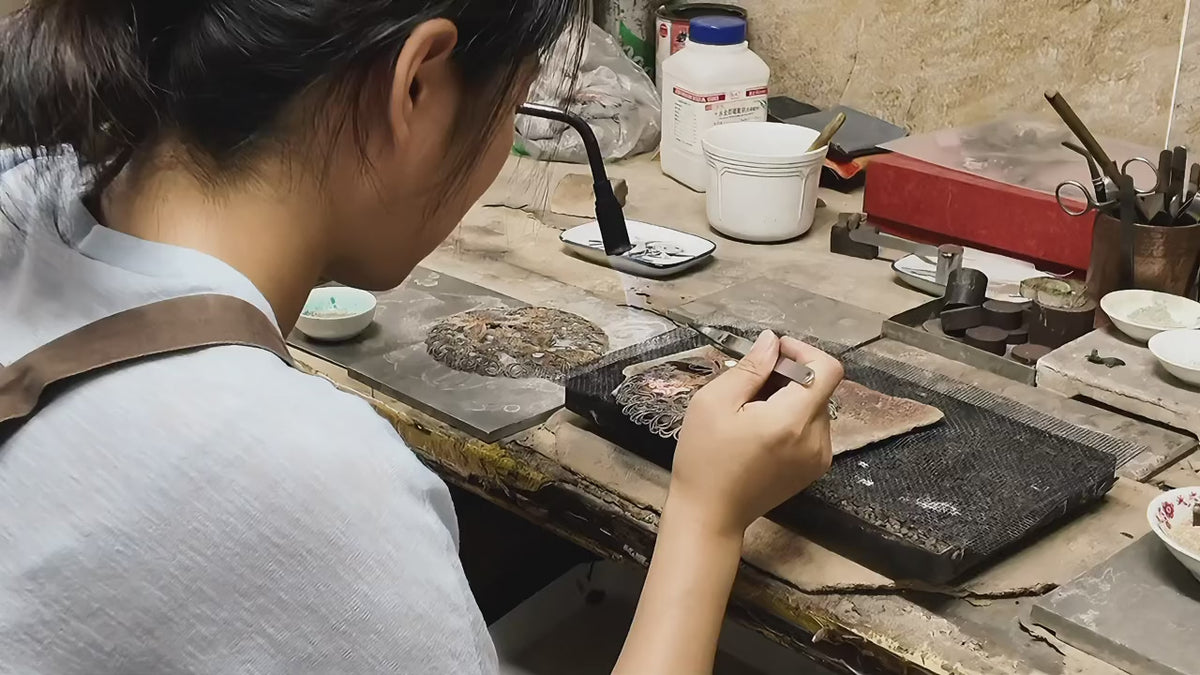 JHYM silver filigree craftsmanship